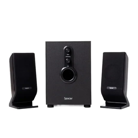 BOXE SPACER 2.1, RMS: 11W (2 x 3W + 5W), control volum, bass, 220V alimentare, black, &quot;SPB-2200&quot; (include TV 1.75lei)  261900