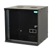 CABINET 19&quot; SPACER   9U, fixare pe perete, Flatpack (dezasamblat),  Black, 448 (h) x 515 (w) x 450 (d) mm, usa sticla cu blocare, otel 1.5mm, sarcina maxima 100Kg, &quot;SPCW-9U-450-BK&quot;