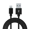 CABLU alimentare si date SPACER, pt. smartphone, USB 2.0 (T) la Lightning (T), pentru Iphone, braided,Retail pack, 1.8m, black,&amp;nbsp; &quot;SPDC-LIGHT-BRD-BK-1.8&quot;