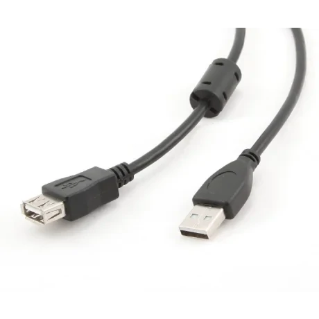 CABLU USB SPACER prelungitor, USB 2.0 (T) la USB 2.0 (M), 1.8m, black &quot;SPC-USB-AMAF-6&quot; 261903