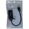 CABLU video SPACER, adaptor USB 3.1 Type-C (T) la HDMI (M), 15cm, rezolutie maxima 4K UHD (3840 x 2160) la 30 Hz, Black, &quot;SP-CM-HDMIF-01&quot; (include TV 0.18lei)