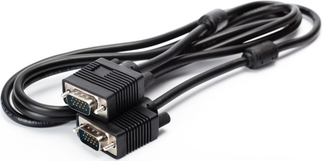CABLU video SPACER, VGA (T) la VGA (T), 1.8m, cupru, ecranat, negru, "SPC-VGA-6" (include TV 0.8lei) thumb