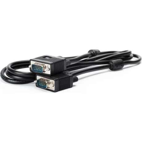 CABLU video SPACER, VGA (T) la VGA (T), 1.8m, cupru, ecranat, negru, &quot;SPC-VGA-6&quot;
