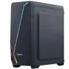 CARCASA  SPACER - gaming, Middle Tower, ATX, &quot;FLASH&quot;, fara sursa, sticla securizata, USB 2.0 x 2, USB 3.0 x 1, PSU shroud, black &quot;SPCS-GC-FLASH&quot;