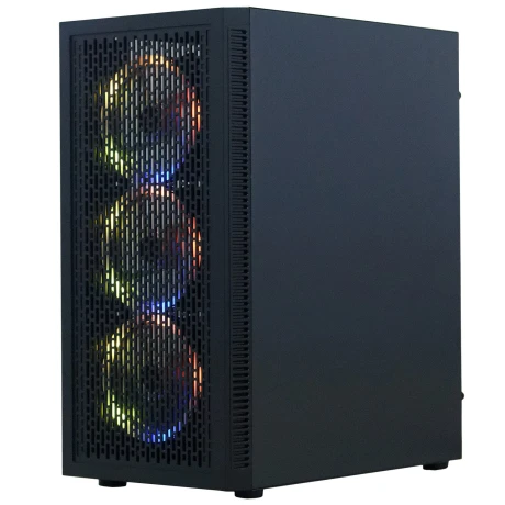 CARCASA  SPACER - gaming, Middle Tower, ATX, &quot;SHIELD&quot;, fara sursa, sticla securizata, 4 x fan, HUB, telecomanda, USB 3.0 x 2, Jack 3.5mm x 2 ,&quot;SP-GC-SHIELD&quot;