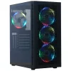 CARCASA  SPACER - gaming, Middle Tower, ATX, &quot;SHIELD&quot;, fara sursa, sticla securizata, 4 x fan, HUB, telecomanda, USB 3.0 x 2, Jack 3.5mm x 2 ,&quot;SP-GC-SHIELD&quot;