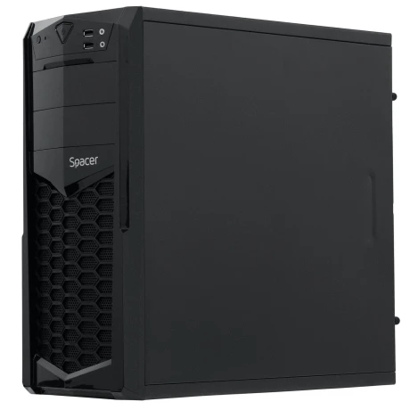 CARCASA  SPACER, Middle Tower, ATX, &quot;KRYPTON&quot;, fara sursa, USB 2.0 x 2, Jack 3.5mm x 2,  &quot;SPC-KRYPTON&quot;