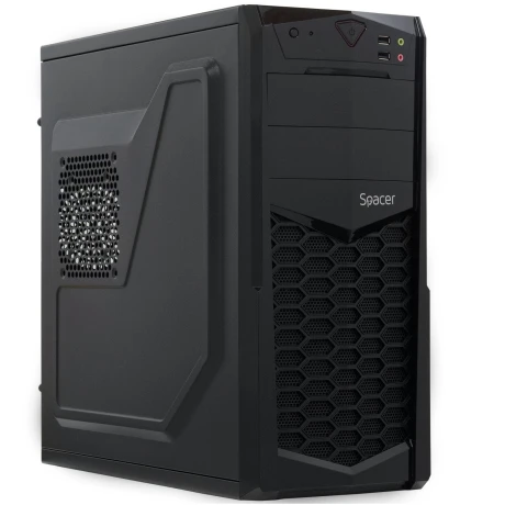 CARCASA  SPACER, Middle Tower, ATX, &quot;KRYPTON&quot;, fara sursa, USB 2.0 x 2, Jack 3.5mm x 2,  &quot;SPC-KRYPTON&quot;