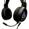 CASTI gaming Spacer RGB, cu fir, standard, utilizare gaming, microfon pe brat, conectare prin USB &amp;amp; Jack 3.5 mm x 2, iluminare RGB, negru, "SPGH-PHANTOM", (include TV 0.8lei)