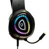 CASTI gaming Spacer RGB, cu fir, standard, utilizare gaming, microfon pe brat, conectare prin USB &amp;amp; Jack 3.5 mm x 2, iluminare RGB, negru, "SPGH-PHANTOM", (include TV 0.8lei)