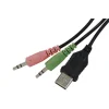 CASTI gaming Spacer RGB, cu fir, standard, utilizare gaming, microfon pe brat, conectare prin USB &amp;amp; Jack 3.5 mm x 2, iluminare RGB, negru, "SPGH-PHANTOM", (include TV 0.8lei)