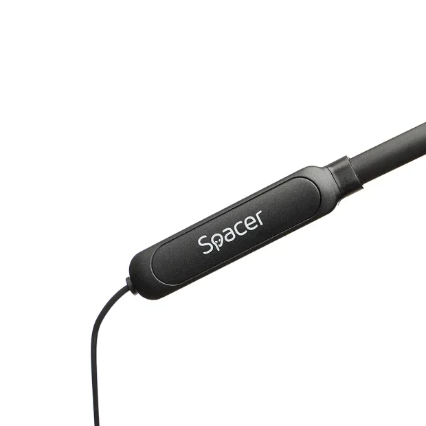CASTI  Spacer, wireless, intraauriculare cu fir de legatura si prindere magnetica, pt smartphone, microfon pe fir, conectare prin Bluetooth 5.0, negru, &quot;SPBH-SPORTY&quot;, (include TV 0.18lei)