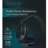 CASTI  Spacer, wireless, standard, utilizare multimedia, smartphone, microfon pe casca, conectare prin Bluetooth 4.0, negru, "SP-BH-03",