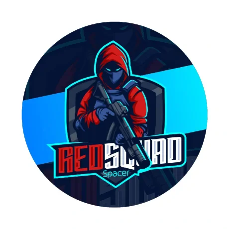 Covor pentru scaun gaming SPACER, protectie parchet, cauciuc si material textil, 1200 x 3mm, rotund, REDSQUAD &quot;SPFP-REDSQUAD-120&quot;