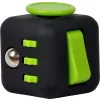 CUB ANTISTRES SPACER, FIDGET, black cu butoane green, &quot;SP-CUBE-FGET&quot;