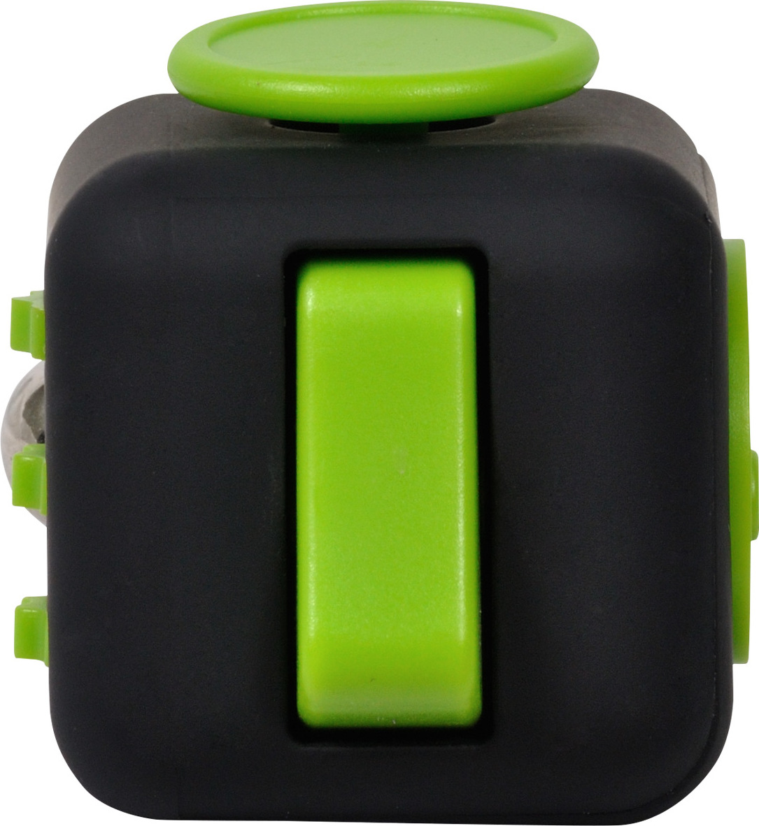 CUB ANTISTRES SPACER, FIDGET, black cu butoane green, "SP-CUBE-FGET" thumb