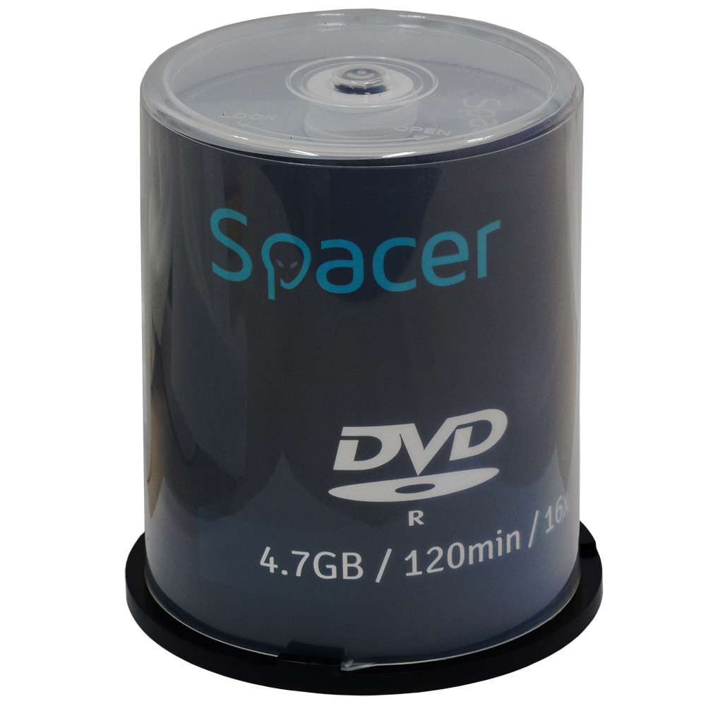 DVD-R SPACER  4.7GB, 120min, viteza 16x, 100 buc, spindle, "DVDR100" thumb