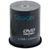 DVD-R SPACER  4.7GB, 120min, viteza 16x, 100 buc, spindle, &quot;DVDR100&quot;