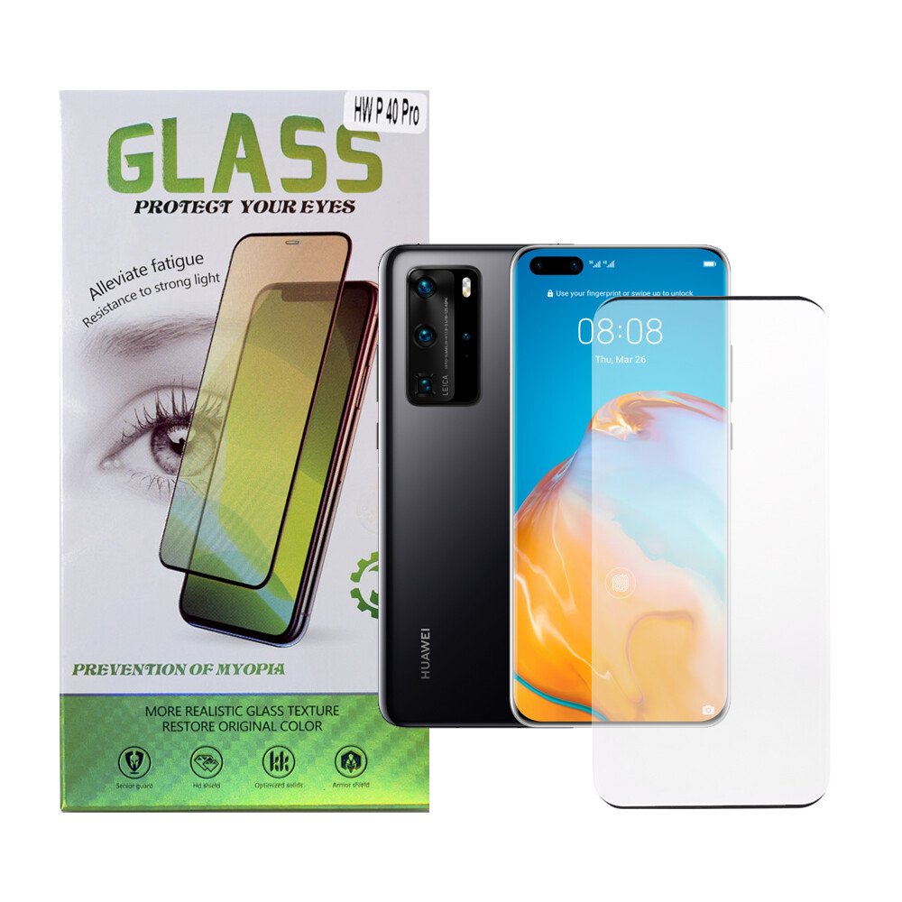 FOLIE STICLA  Spacer pentru Huawei P 40 Pro, grosime 0.3mm, acoperire totala ecran, strat special anti-ulei si anti-amprenta, Tempered Glass "SPPG-HU-P-40P-TG" thumb