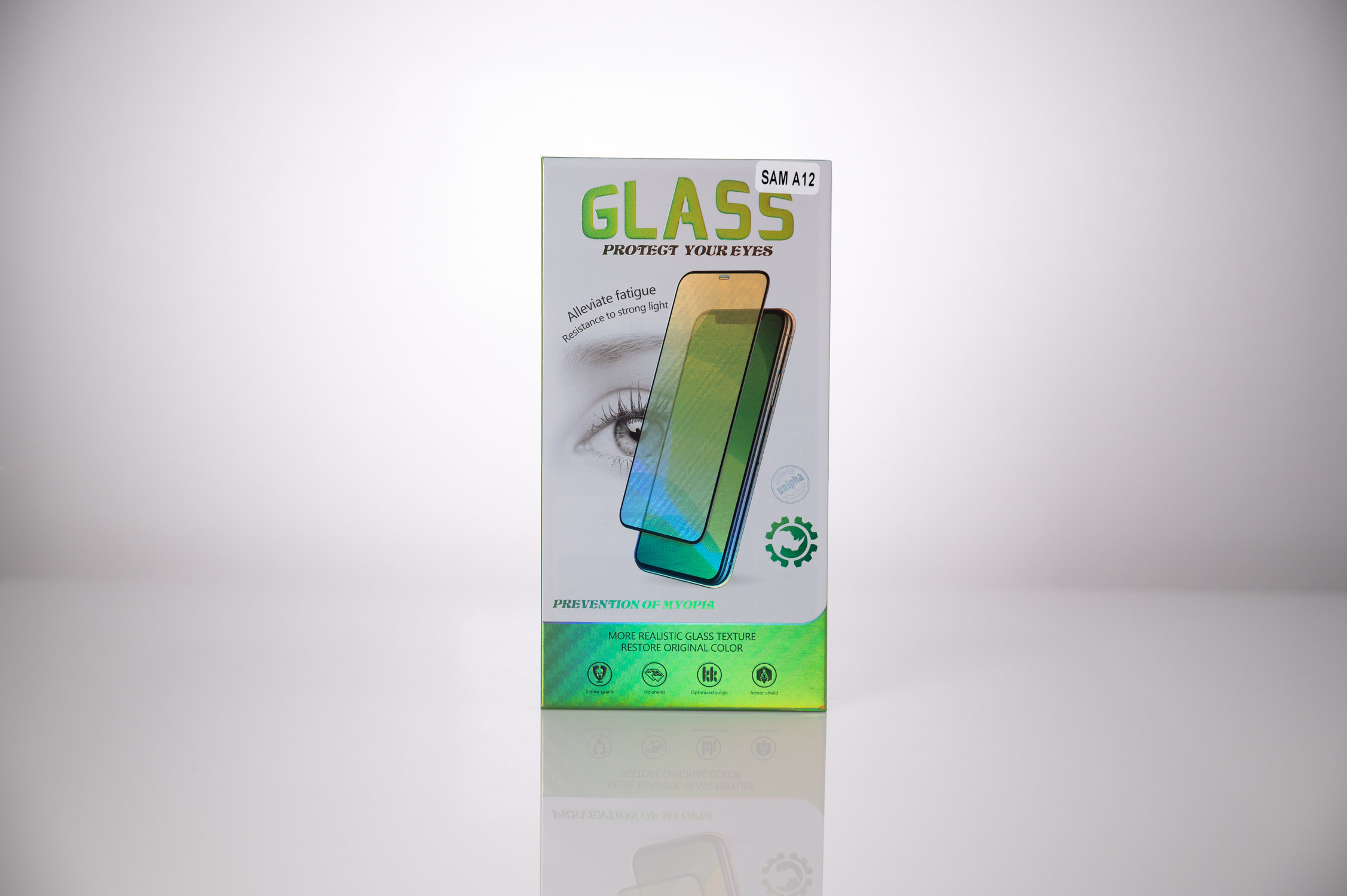 FOLIE STICLA  Spacer pentru Samsung Galaxy A12, grosime 0.3mm, acoperire totala ecran, strat special anti-ulei si anti-amprenta, Tempered Glass, sticla 9D, duritate 9H "SPPG-SM-GX-A12-TG" thumb