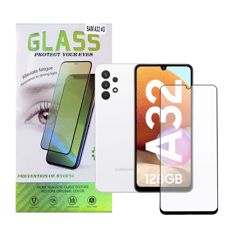 FOLIE STICLA  Spacer pentru Samsung Galaxy A32 4G, grosime 0.3mm, acoperire totala ecran, strat special anti-ulei si anti-amprenta, Tempered Glass, sticla 9D, duritate 9H "SPPG-SM-GX-A324G-TG" thumb