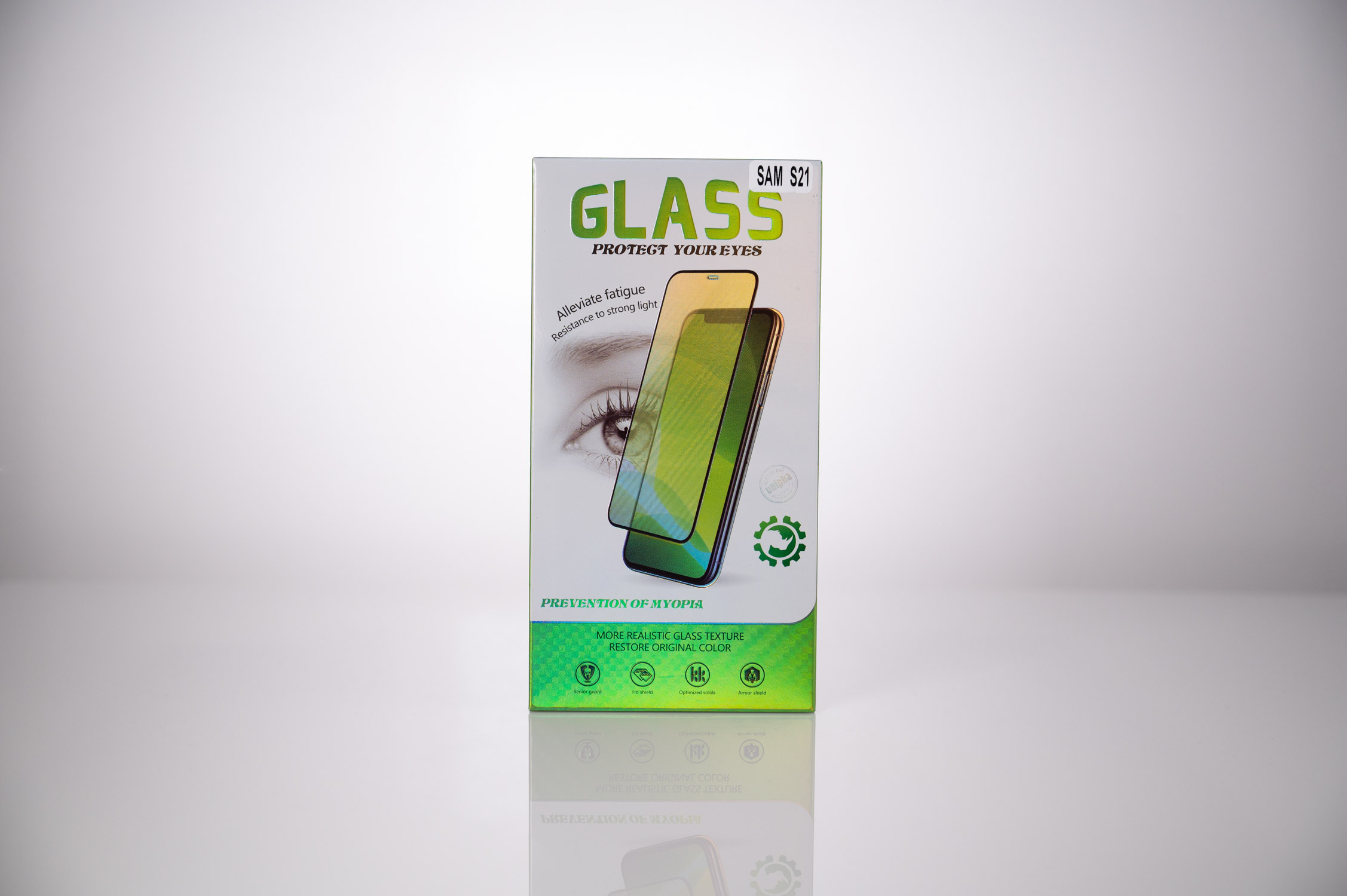 FOLIE STICLA  Spacer pentru Samsung Galaxy S21, grosime 0.3mm, acoperire totala ecran, strat special anti-ulei si anti-amprenta, Tempered Glass "SPPG-SM-GX-S21-TG" thumb