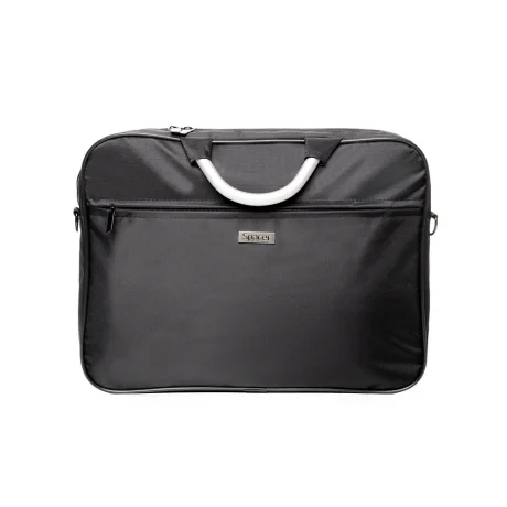 GEANTA SPACER, pt. notebook de max. 15.6", 1 compartiment, buzunar frontal, manere aluminiu, waterproof,  nylon, negru, "Axel",  "SPSB-AXEL-BK"