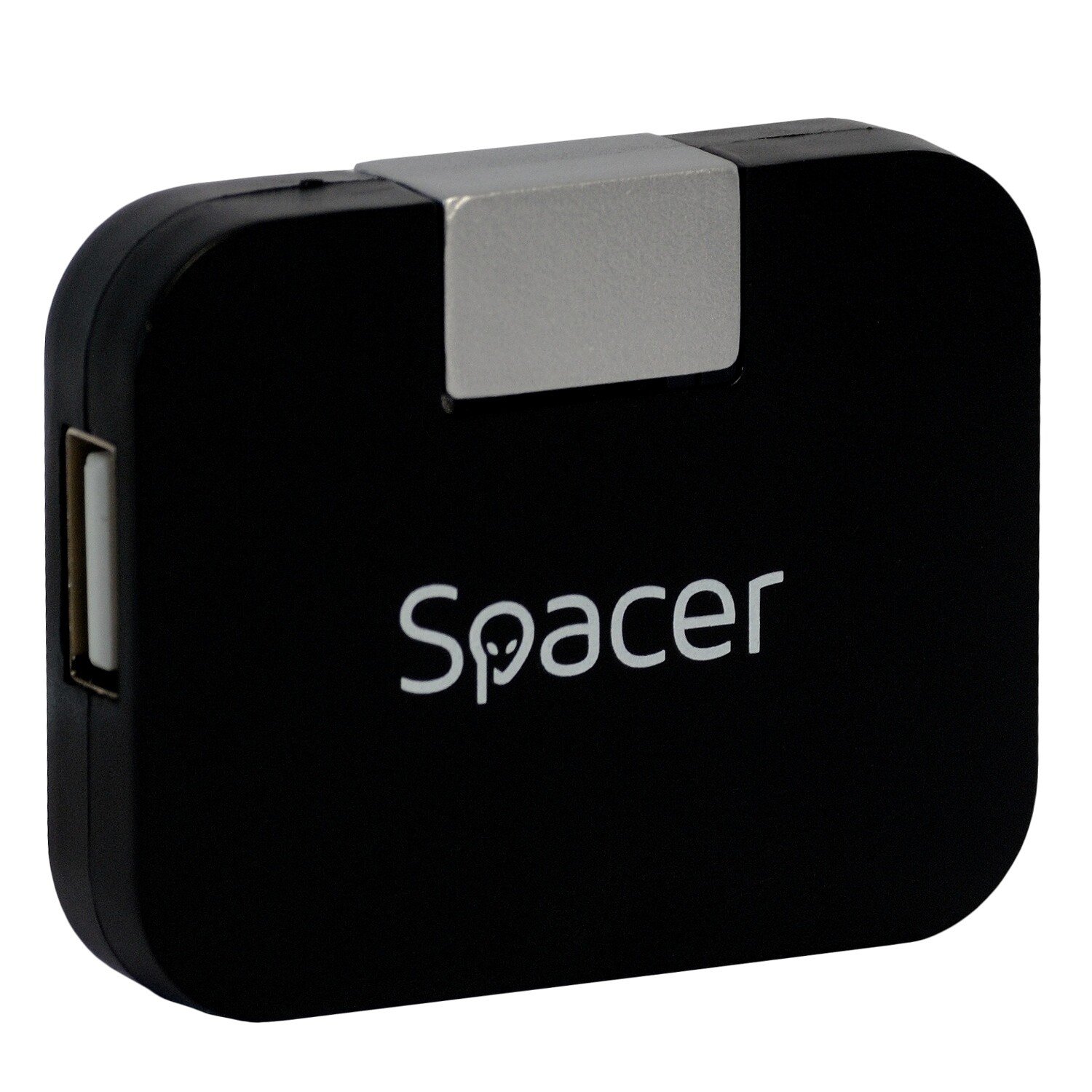 HUB extern SPACER, porturi USB: USB 2.0 x 4, conectare prin USB 2.0, cablu 1m, negru, "SPH-316" thumb