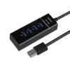 HUB extern SPACER, porturi USB: USB 3.0 x 4, conectare prin USB 3.0, negru, &quot;SPH-4USB30-01&quot;