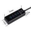 HUB extern SPACER, porturi USB: USB 3.0 x 4, conectare prin USB 3.0, negru, &quot;SPH-4USB30-01&quot;
