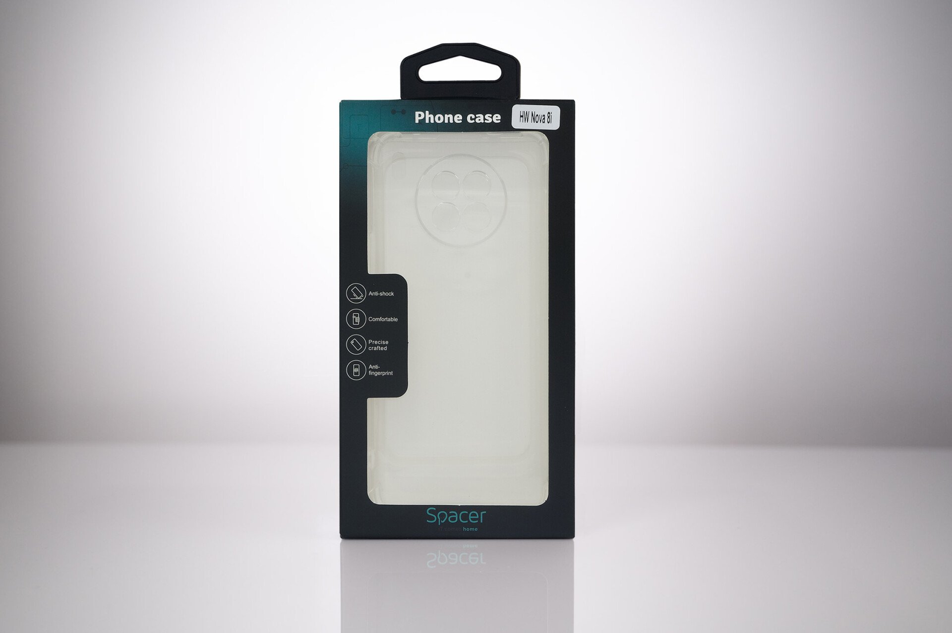 HUSA SMARTPHONE Spacer pentru Huawei Nova 8i, grosime 1.5mm, protectie suplimentara antisoc la colturi, material flexibil TPU, transparenta "SPPC-HU-N8i-CLR" thumb