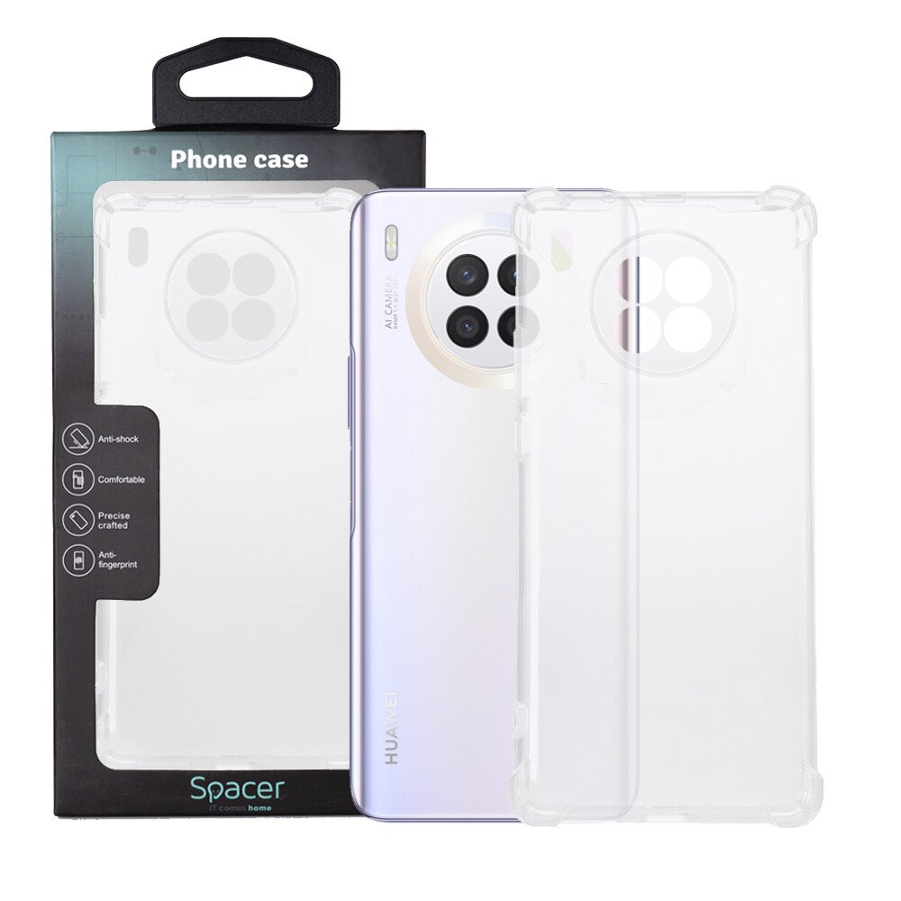 HUSA SMARTPHONE Spacer pentru Huawei Nova 8i, grosime 1.5mm, protectie suplimentara antisoc la colturi, material flexibil TPU, transparenta "SPPC-HU-N8i-CLR" thumb