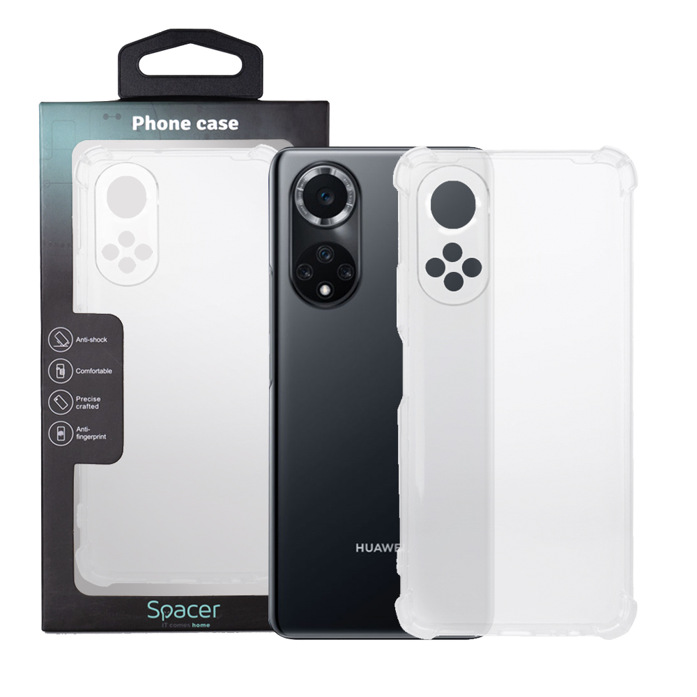 HUSA SMARTPHONE Spacer pentru Huawei Nova 9, grosime 1.5mm, protectie suplimentara antisoc la colturi, material flexibil TPU, transparenta "SPPC-HU-N9-CLR" thumb