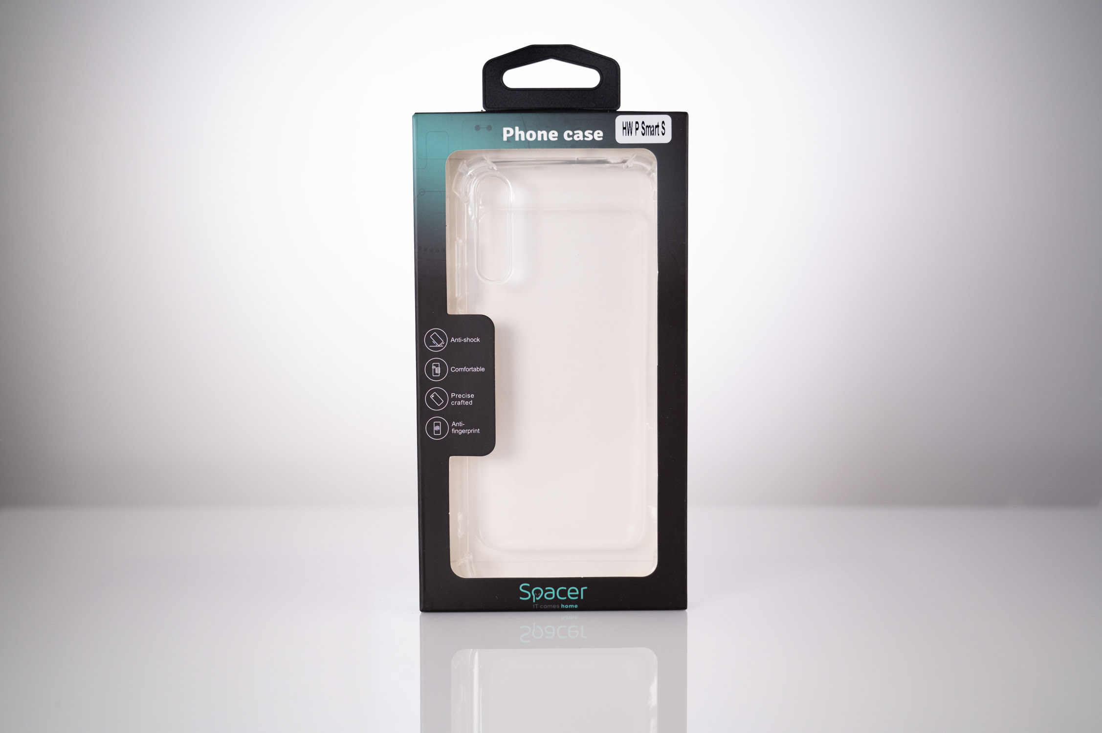 HUSA SMARTPHONE Spacer pentru Huawei P Smart S, grosime 1.5mm, protectie suplimentara antisoc la colturi, material flexibil TPU, transparenta "SPPC-HU-P-SS-CLR" thumb