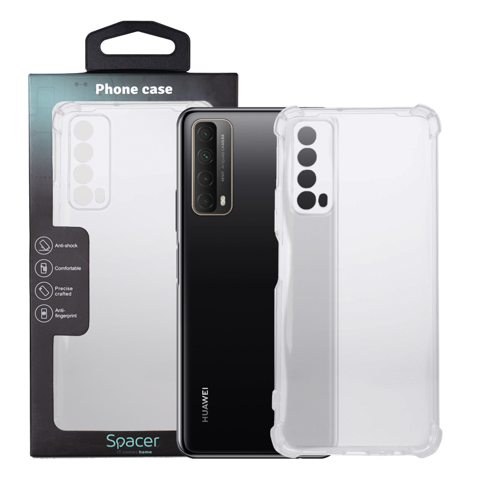 HUSA SMARTPHONE Spacer pentru Huawei P Smart(2021), grosime 1.5mm, protectie suplimentara antisoc la colturi, material flexibil TPU, transparenta "SPPC-HU-P-S-CLR" thumb