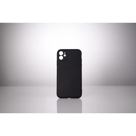 HUSA SMARTPHONE Spacer pentru Iphone 11, grosime 2mm, material flexibil silicon + interior cu microfibra, negru &quot;SPPC-AP-IP11-SLK&quot;