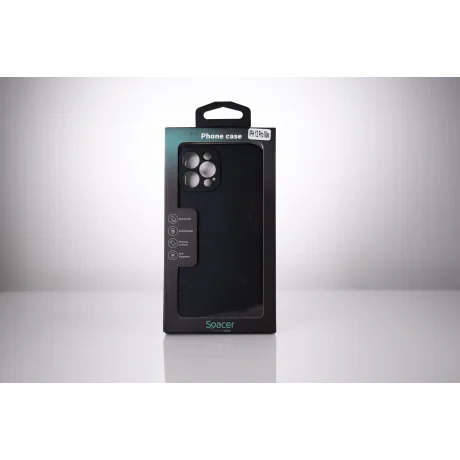 HUSA SMARTPHONE Spacer pentru Iphone 12 Pro Max, grosime 1.5mm, material flexibil TPU, negru "SPPC-AP-IP12PM-TPU"