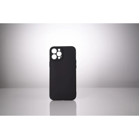 HUSA SMARTPHONE Spacer pentru Iphone 12 Pro Max, grosime 2mm, material flexibil silicon + interior cu microfibra, negru &quot;SPPC-AP-IP12PM-SLK&quot;