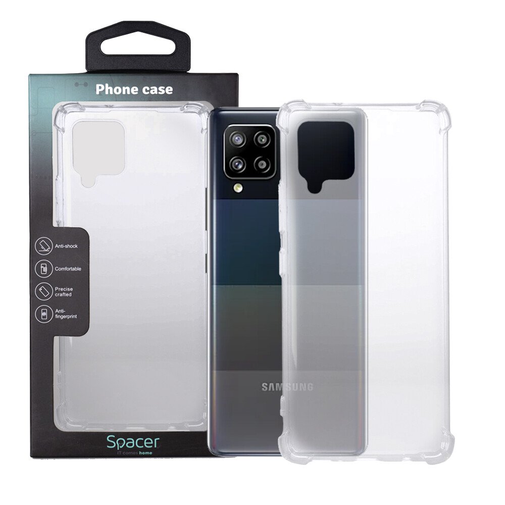 HUSA SMARTPHONE Spacer pentru Samsung Galaxy A42, grosime 1.5mm, protectie suplimentara antisoc la colturi, material flexibil TPU, transparenta "SPPC-SM-GX-A42-CLR" thumb