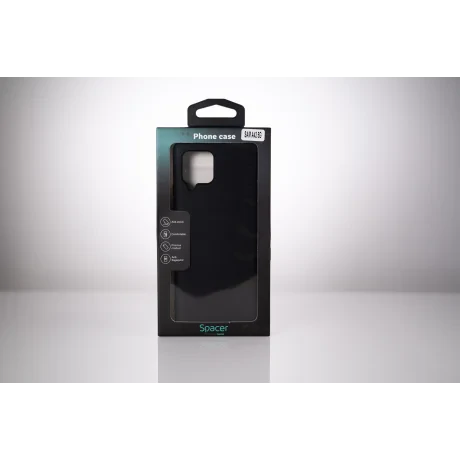 HUSA SMARTPHONE Spacer pentru Samsung Galaxy A42, grosime 2mm, material flexibil silicon + interior cu microfibra, negru "SPPC-SM-GX-A42-SLK"