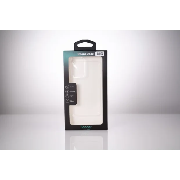 HUSA SMARTPHONE Spacer pentru Samsung Galaxy A72, grosime 1.5mm, protectie suplimentara antisoc la colturi, material flexibil TPU, transparenta &quot;SPPC-SM-GX-A72-CLR&quot;
