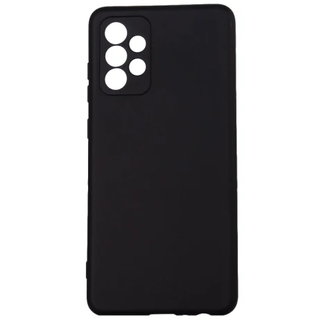 HUSA SMARTPHONE Spacer pentru Samsung Galaxy A72, grosime 2mm, material flexibil silicon + interior cu microfibra, negru &quot;SPPC-SM-GX-A72-SLK&quot;