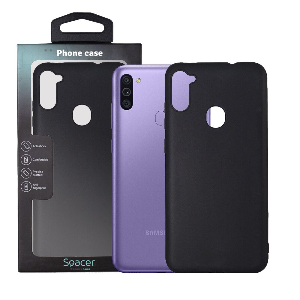 HUSA SMARTPHONE Spacer pentru Samsung Galaxy M11, grosime 1.5mm, material flexibil TPU, negru "SPPC-SM-GX-M11-TPU" thumb