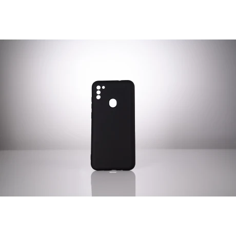 HUSA SMARTPHONE Spacer pentru Samsung Galaxy M11, grosime 2mm, material flexibil silicon + interior cu microfibra, negru &quot;SPPC-SM-GX-M11-SLK&quot;