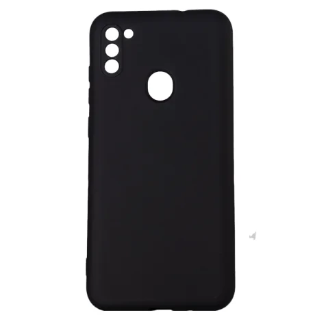 HUSA SMARTPHONE Spacer pentru Samsung Galaxy M11, grosime 2mm, material flexibil silicon + interior cu microfibra, negru &quot;SPPC-SM-GX-M11-SLK&quot;