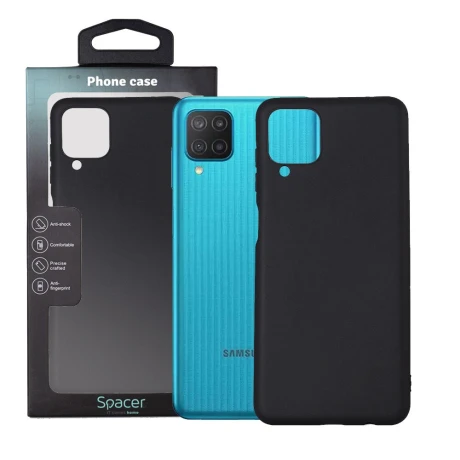 HUSA SMARTPHONE Spacer pentru Samsung Galaxy M12, grosime 1.5mm, material flexibil TPU, negru &quot;SPPC-SM-GX-M12-TPU&quot;
