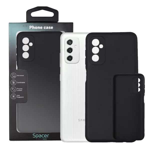 HUSA SMARTPHONE Spacer pentru Samsung Galaxy M52 5G, grosime 1.5mm, material flexibil TPU, negru &quot;SPPC-SM-GX-M52-TPU&quot;