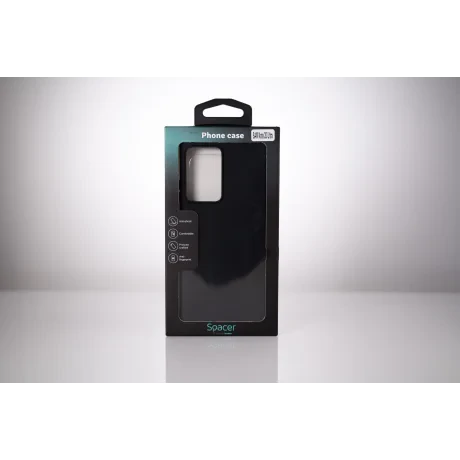 HUSA SMARTPHONE Spacer pentru Samsung Galaxy Note 20 Ultra, grosime 2mm, material flexibil silicon + interior cu microfibra, negru "SPPC-SM-GX-N20U-SLK"