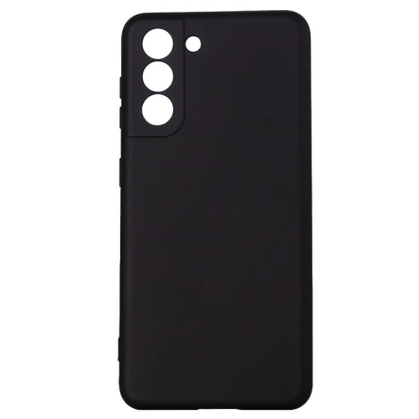 HUSA SMARTPHONE Spacer pentru Samsung Galaxy S21, grosime 2mm, material flexibil silicon + interior cu microfibra, negru &quot;SPPC-SM-GX-S21-SLK&quot;