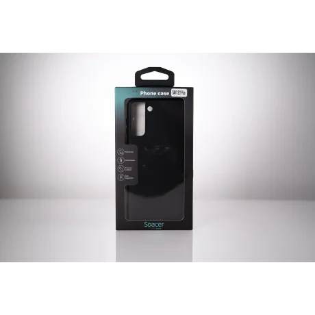 HUSA SMARTPHONE Spacer pentru Samsung Galaxy S21 Plus, grosime 2mm, material flexibil silicon + interior cu microfibra, negru "SPPC-SM-GX-S21P-SLK"